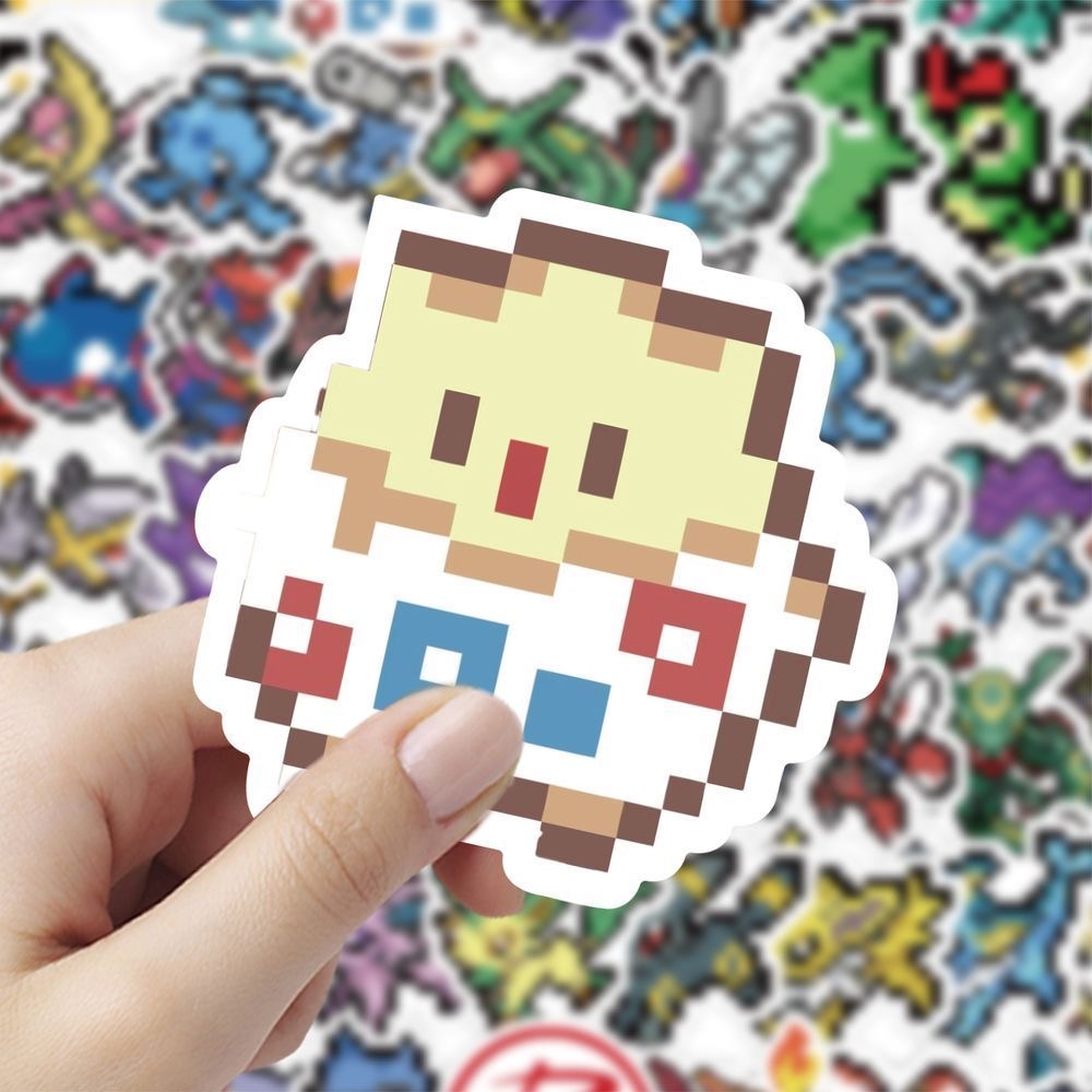 60 Adet Piksel Pokémon Çıkartm - Tablet Cute Accessories incelemesi ve fiyatı