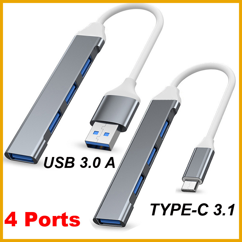 USB 3.0 TİP-C 3.1 4 Portlu USB - Usb Hub Type C incelemesi ve fiyatı